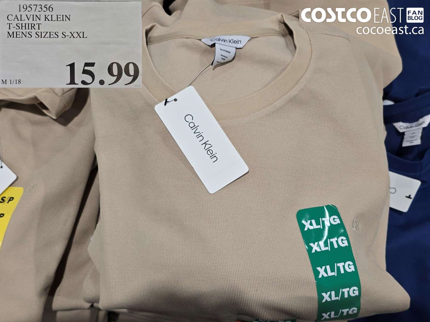 1957356 CALVIN KLEIN T-SHIRT MENS SIZES S-XXL $15.99