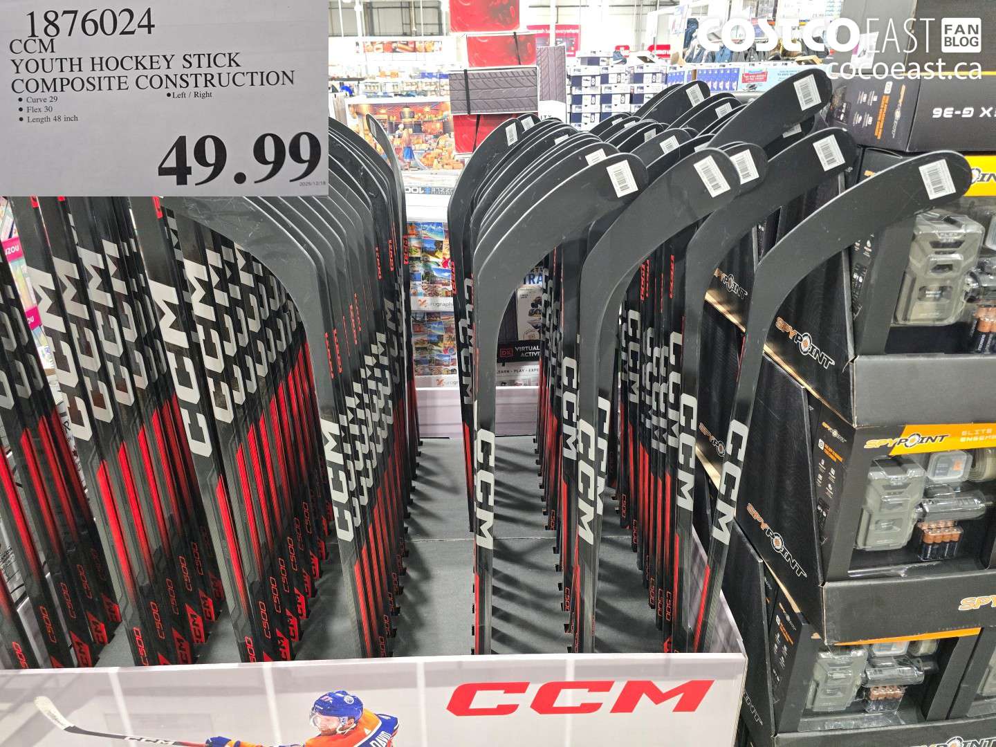 1876024 CCM YOUTH HOCKEY STICK COMPOSITE CONSTRUCTION $49.99
