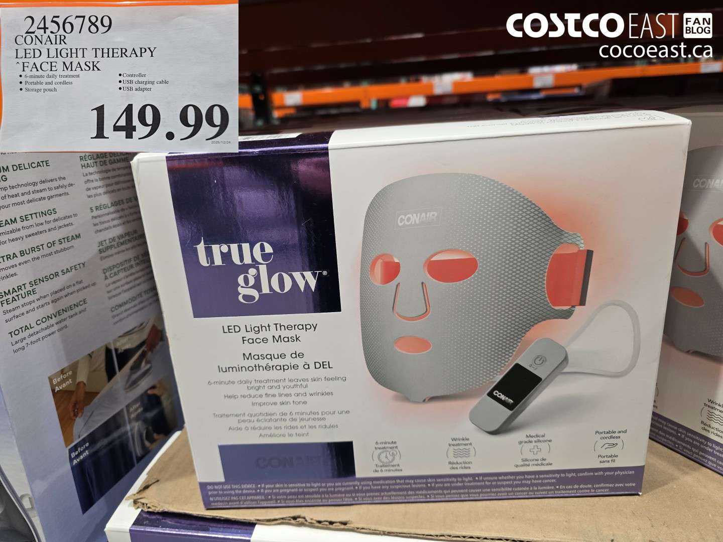 2456789 CONAIR LED LIGHT THERAPY FACE MASK $149.99