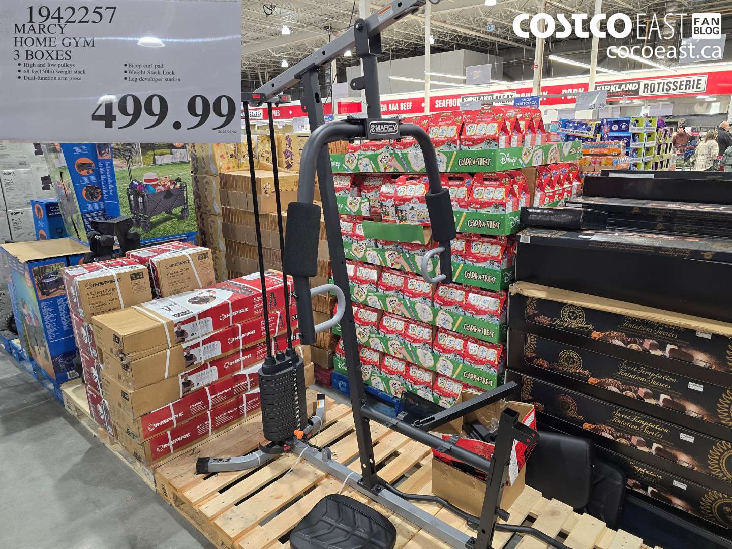 1942257 DARCY HOME GYM 3 BOXES $499.99