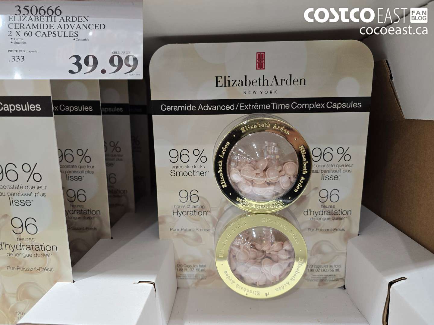 350666 ELIZABETH ARDEN CERAMIDE ADVANCED 2 x 60 CAPSULES $39.99