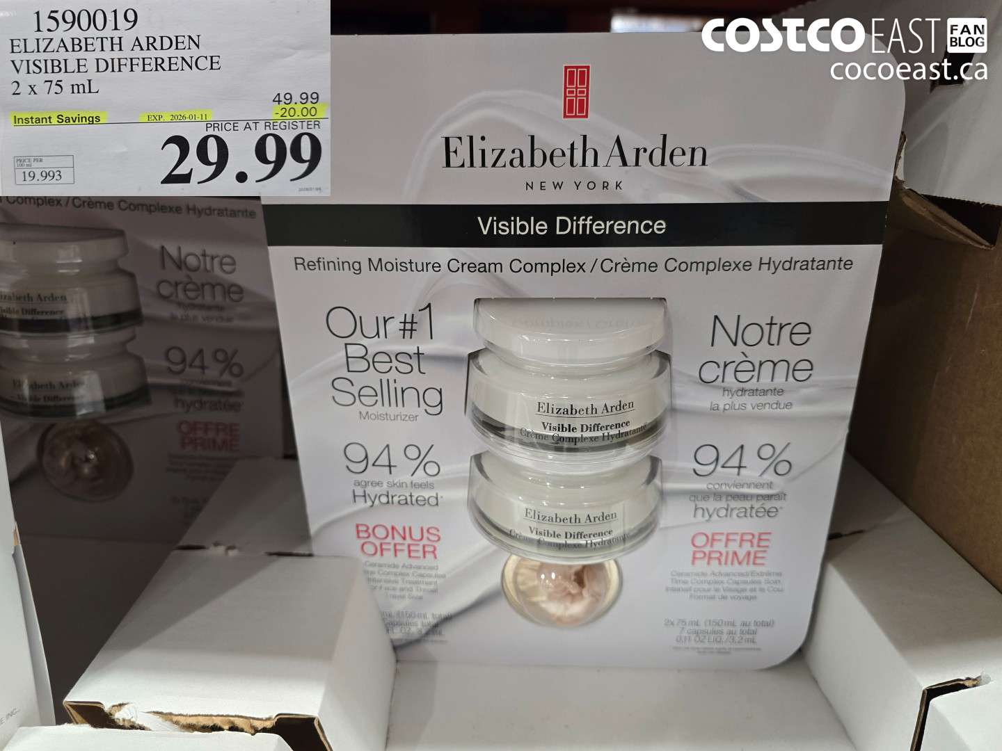 1590019 ELIZABETH ARDEN VISIBLE DIFFERENCE 2 x 75 mL ($20.00 INSTANT SAVINGS EXPIRES ON 2026-01-11) $29.99