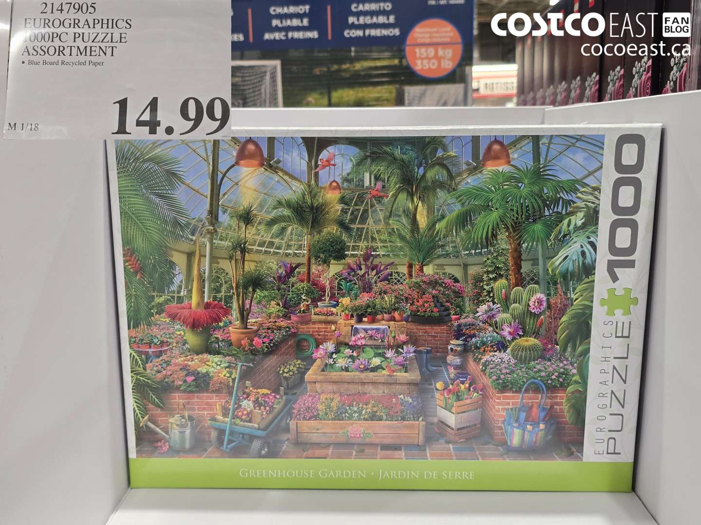 2147905 EUROGRAPHICS 1000PC PUZZLE ASSORTMENT $14.99