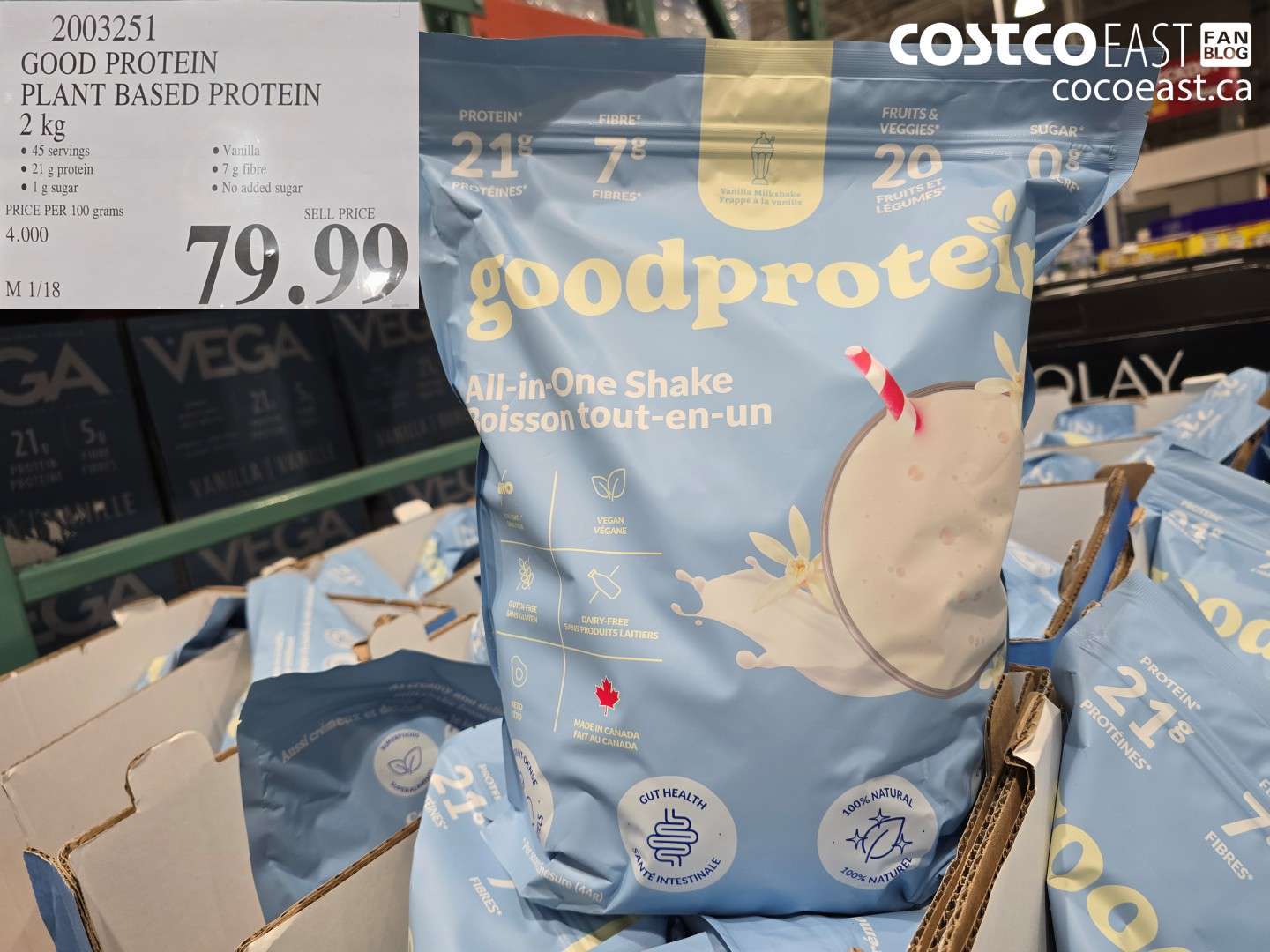 2003251 GOOD PROTEIN PLANT BASED PROTEIN 2 kg $79.99