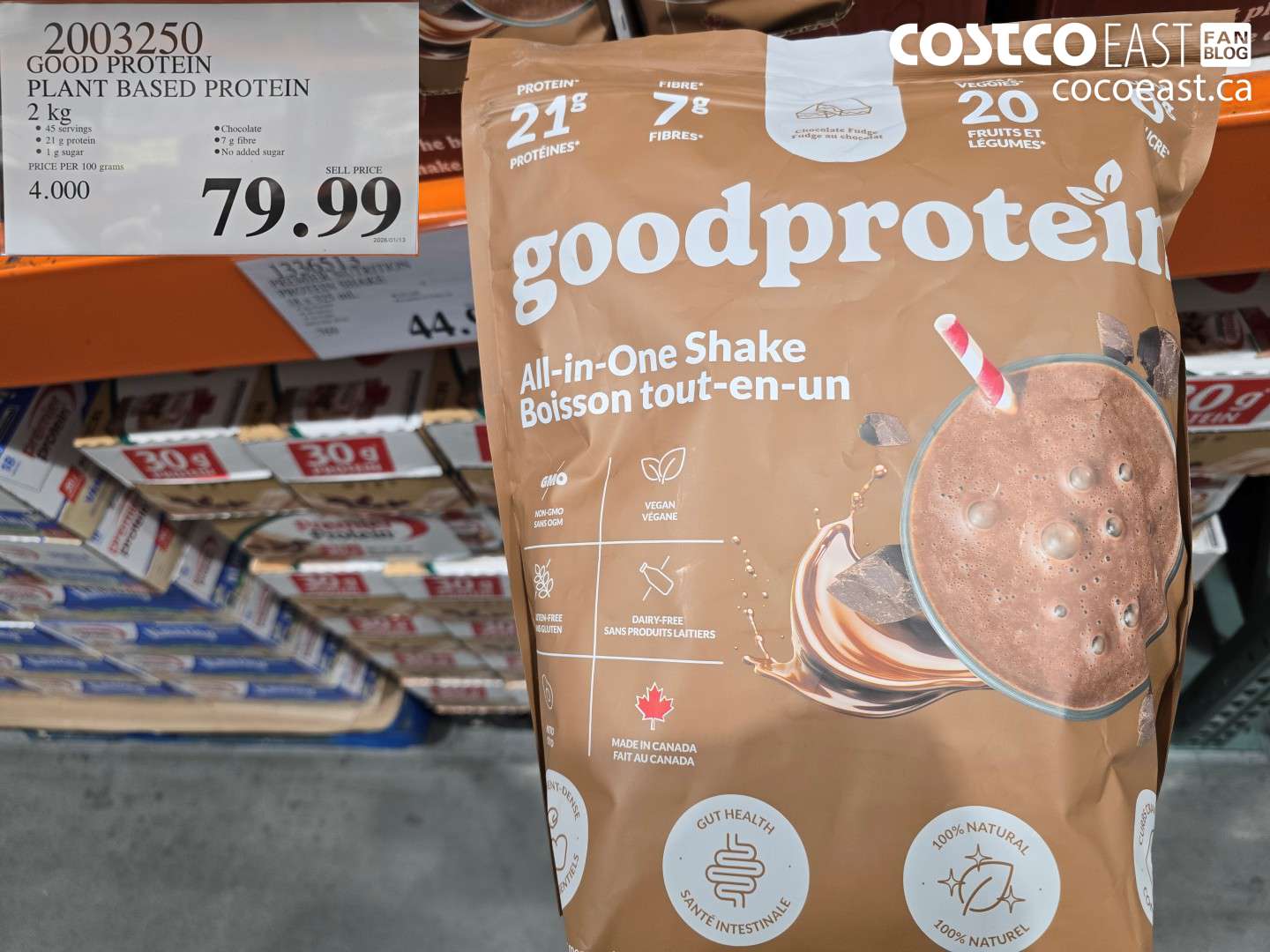 2003250 GOOD PROTEIN PLANT BASED PROTEIN 2 kg $79.99