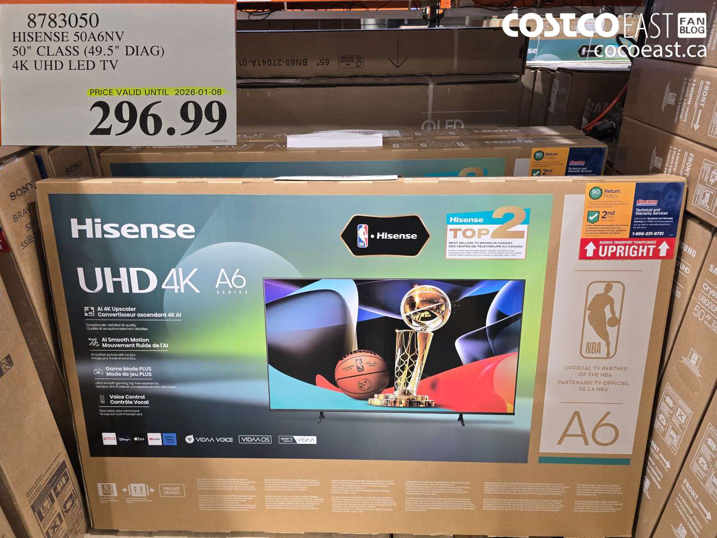 8783050 HISENSE 50A6NV 50