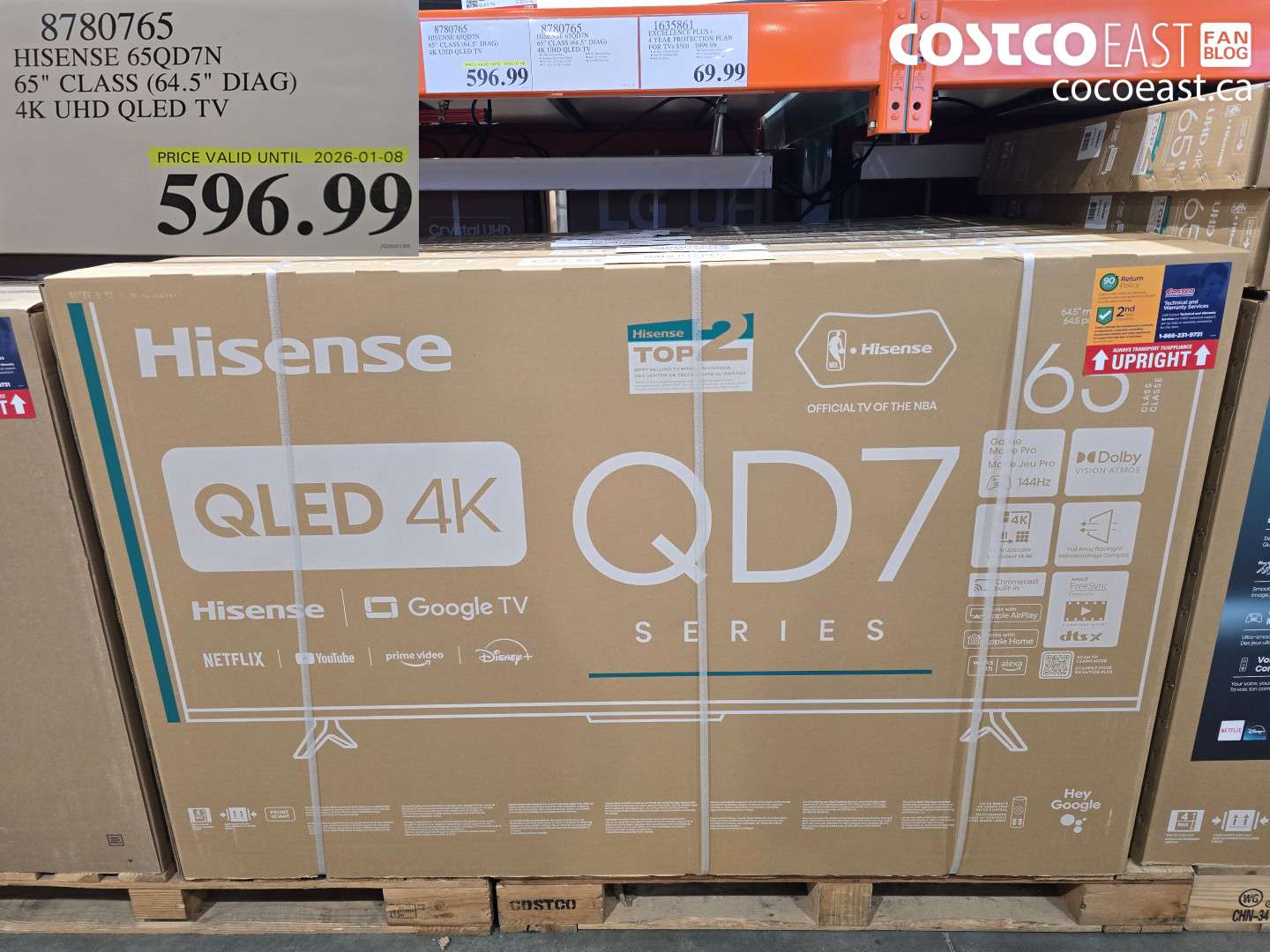 8780765 HISENSE 65QD7N 65