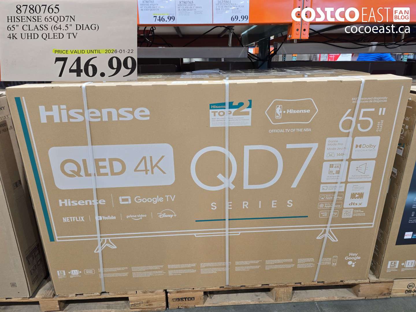 8780765 HISENSE 65QD7N 65