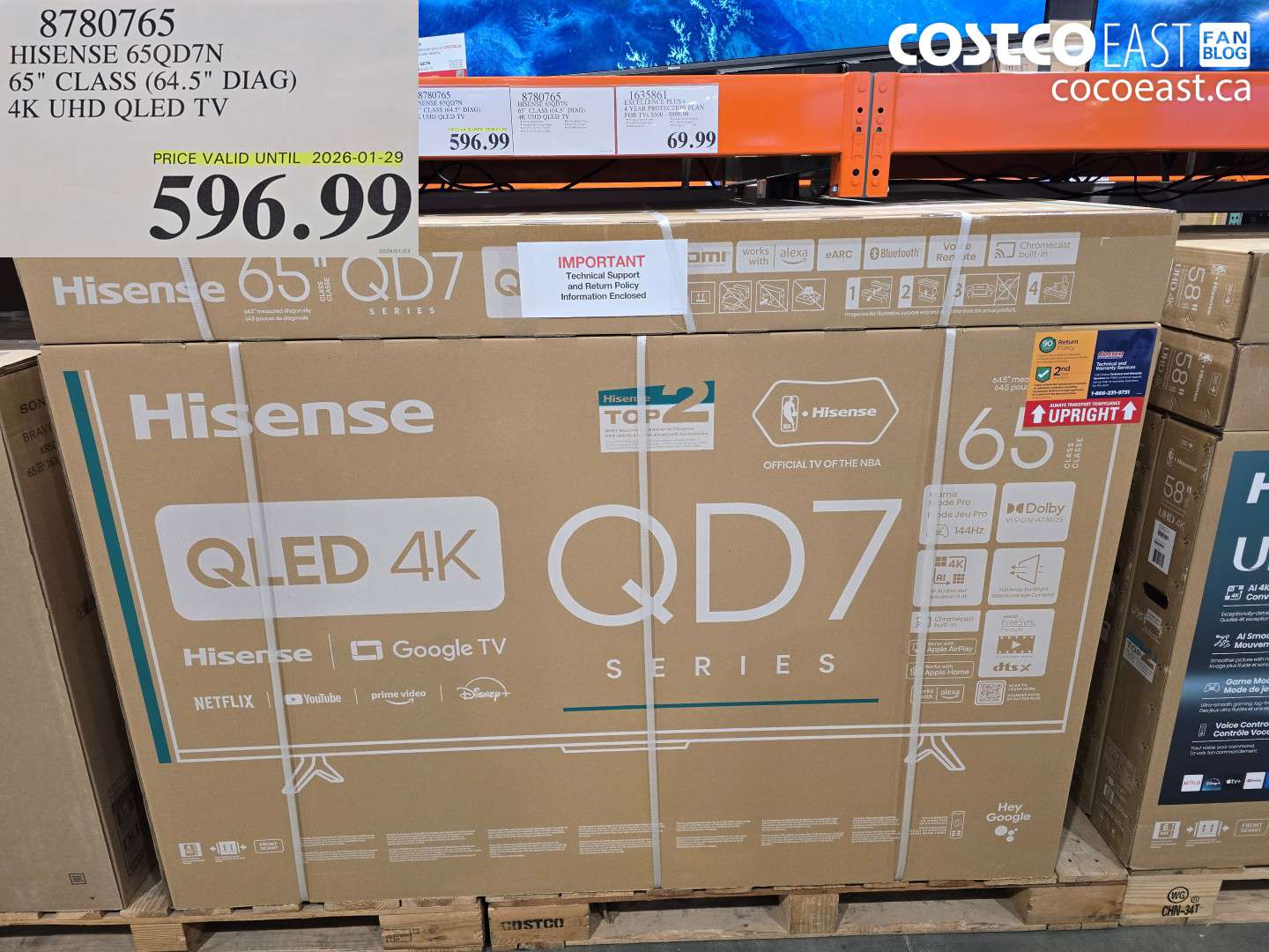 8780765 HISENSE 65QD7N 65