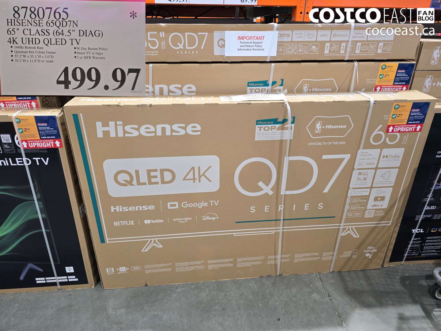 8780765 HISENSE 65QD7N 65