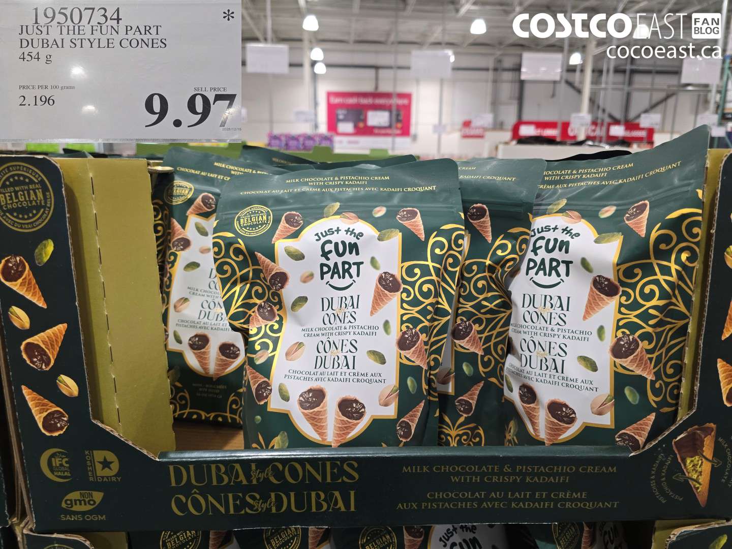 1950734 JUST THE FUN PART DUBAI STYLE CONES 454 g $9.97