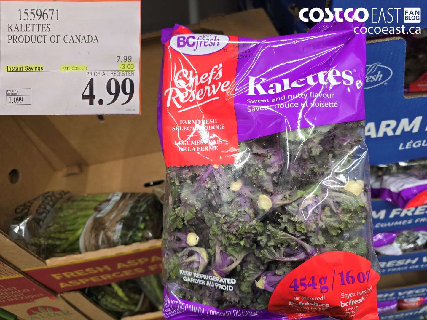 1559671 KALETTES PRODUCT OF CANADA ($3.00 INSTANT SAVINGS EXPIRES ON 2026-01-11) $4.99