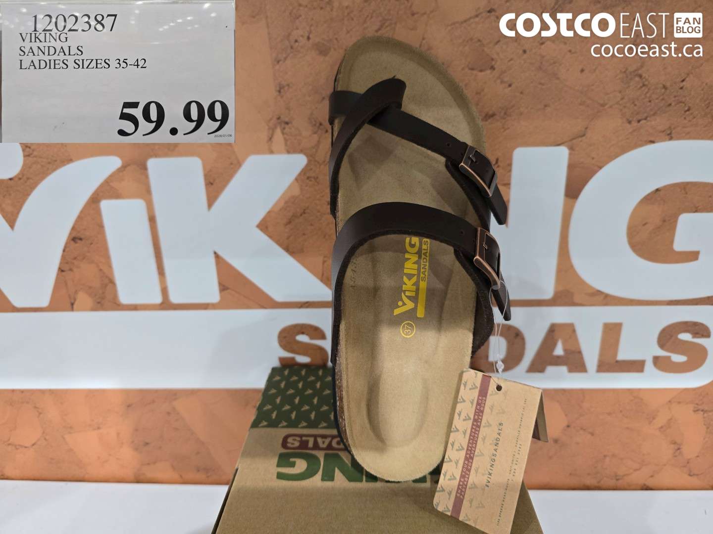 1202387 KING SANDALS LADIES SIZES 35-42 $59.99
