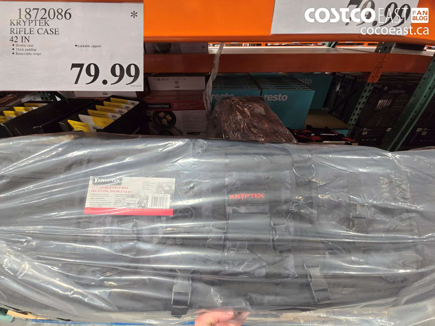 1872086 KRYPTEK RIFLE CASE 42 IN $79.99