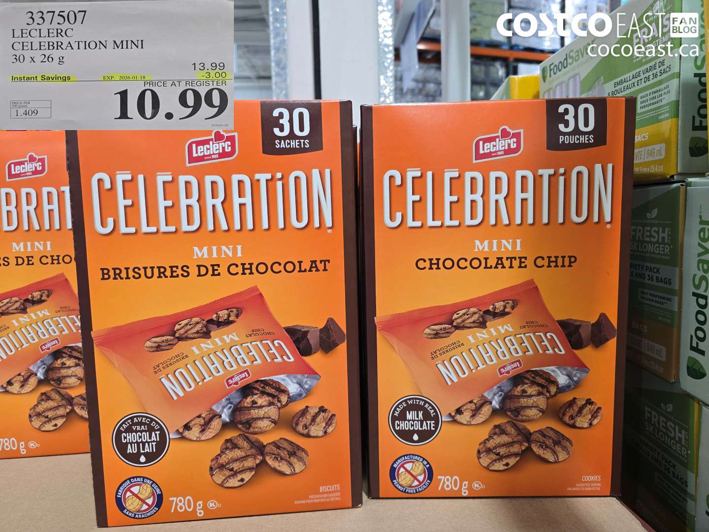 337507 LECLERC CELEBRATION MINI 30 X 26 G ($3.00 INSTANT SAVINGS EXPIRES ON 2026-01-18) $10.99