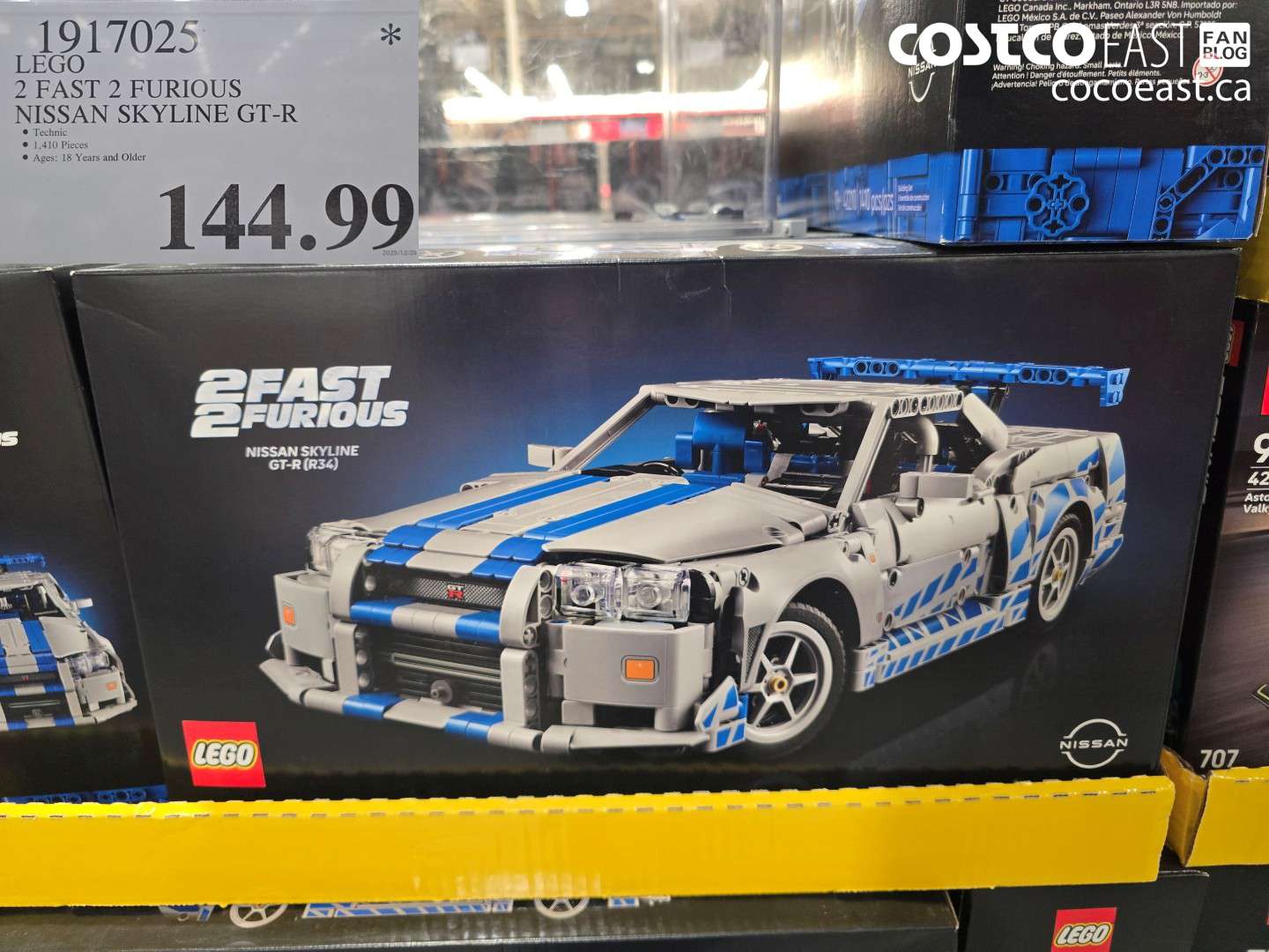 1917025 LEGO 2 FAST 2 FURIOUS NISSAN SKYLINE GT-R $144.99