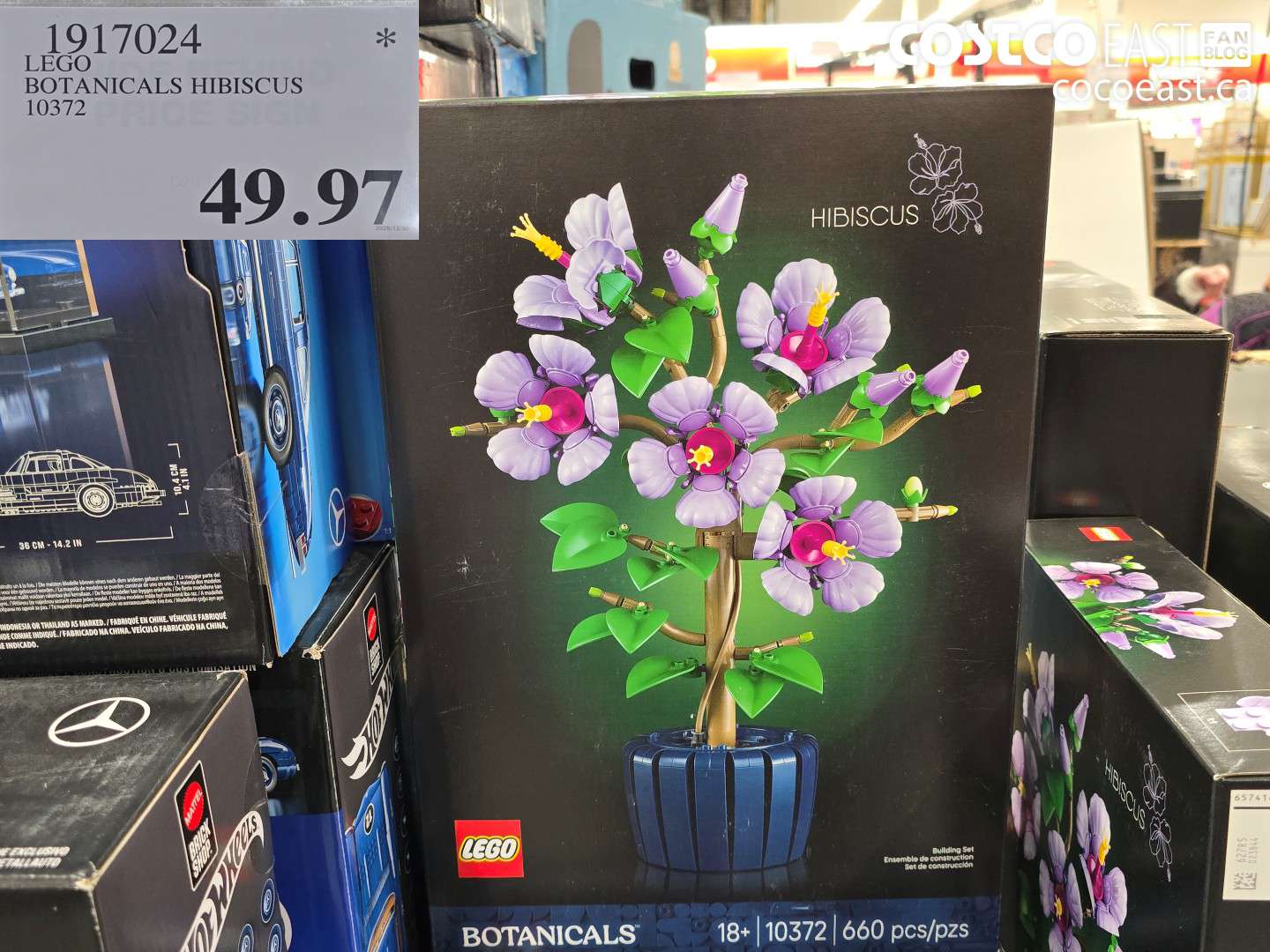1917024 LEGO BOTANICALS HIBISCUS 10372 $49.97