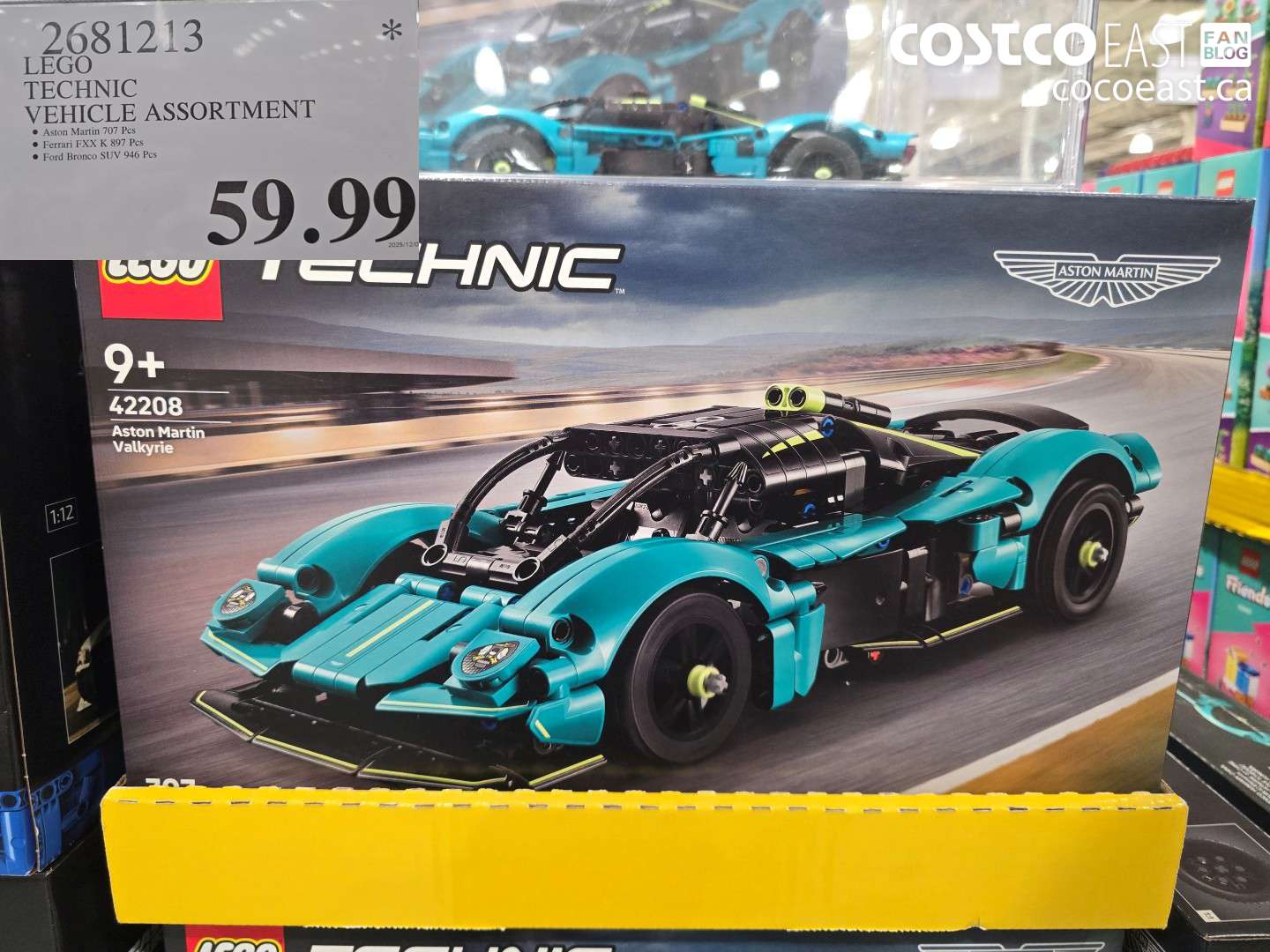 2681213 LEGO TECHNIC VEHICLE ASSORTMENT $59.99