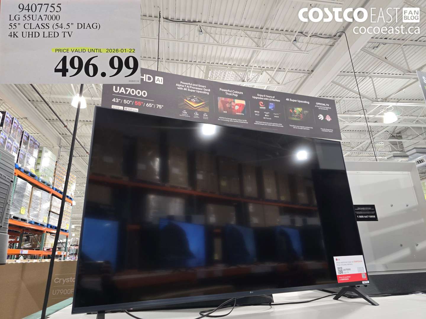 9407755 LG 55UA7000 55