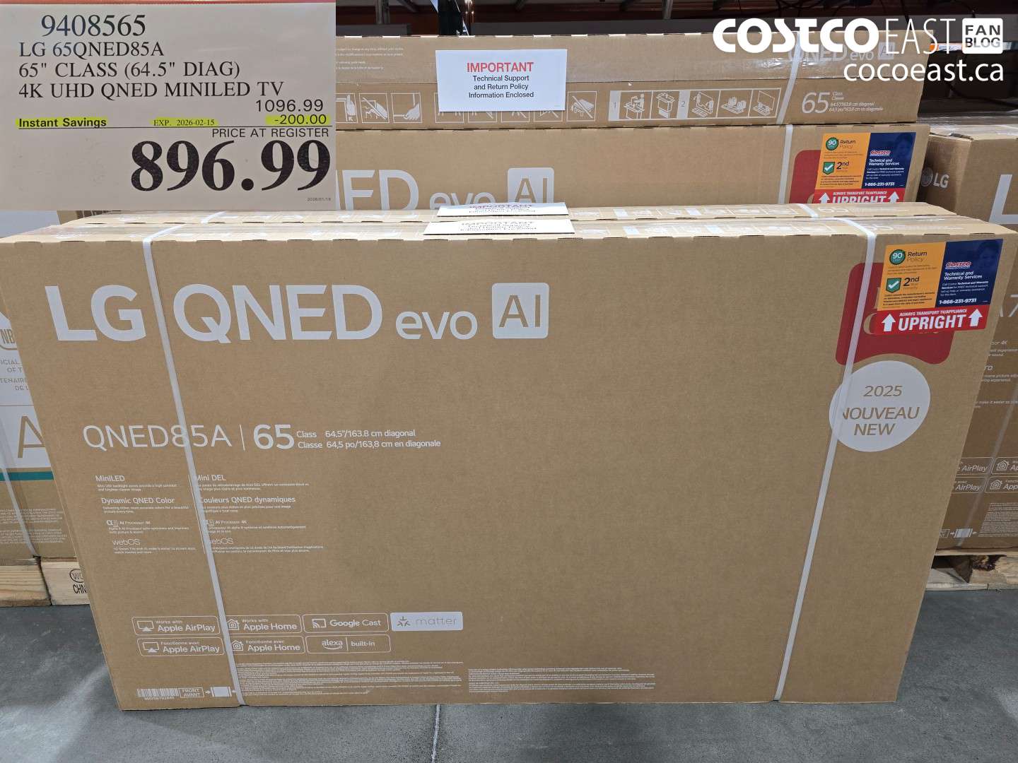 9408565 LG 65QNED85A 65