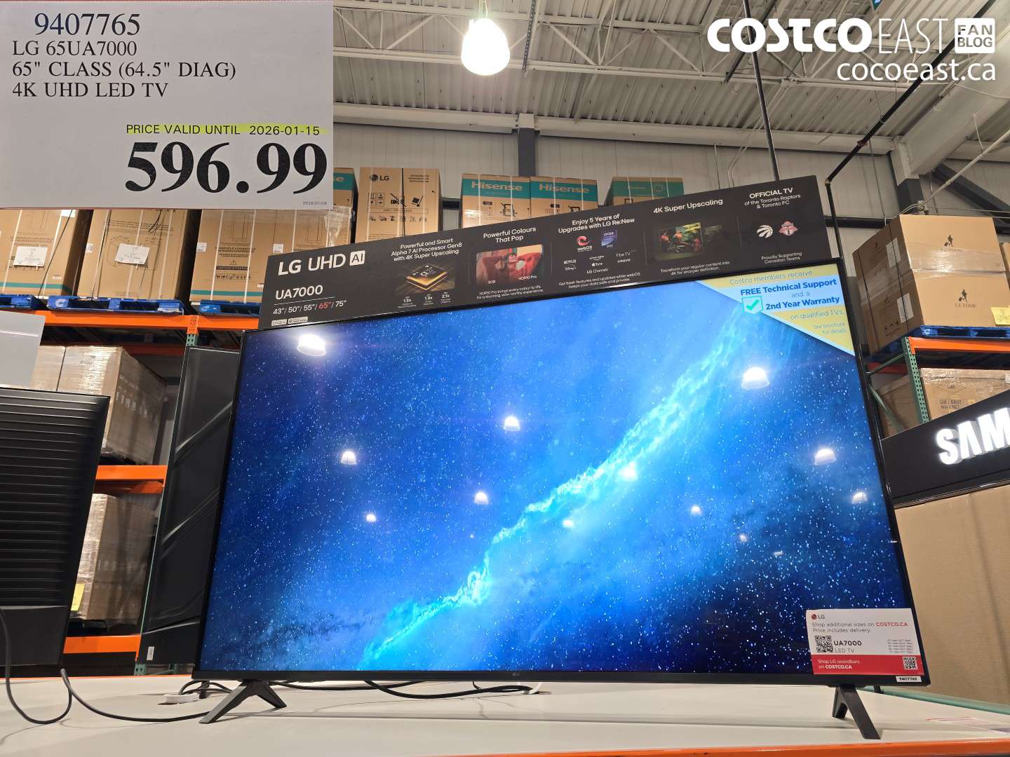 9407765 LG 65UA7000 65
