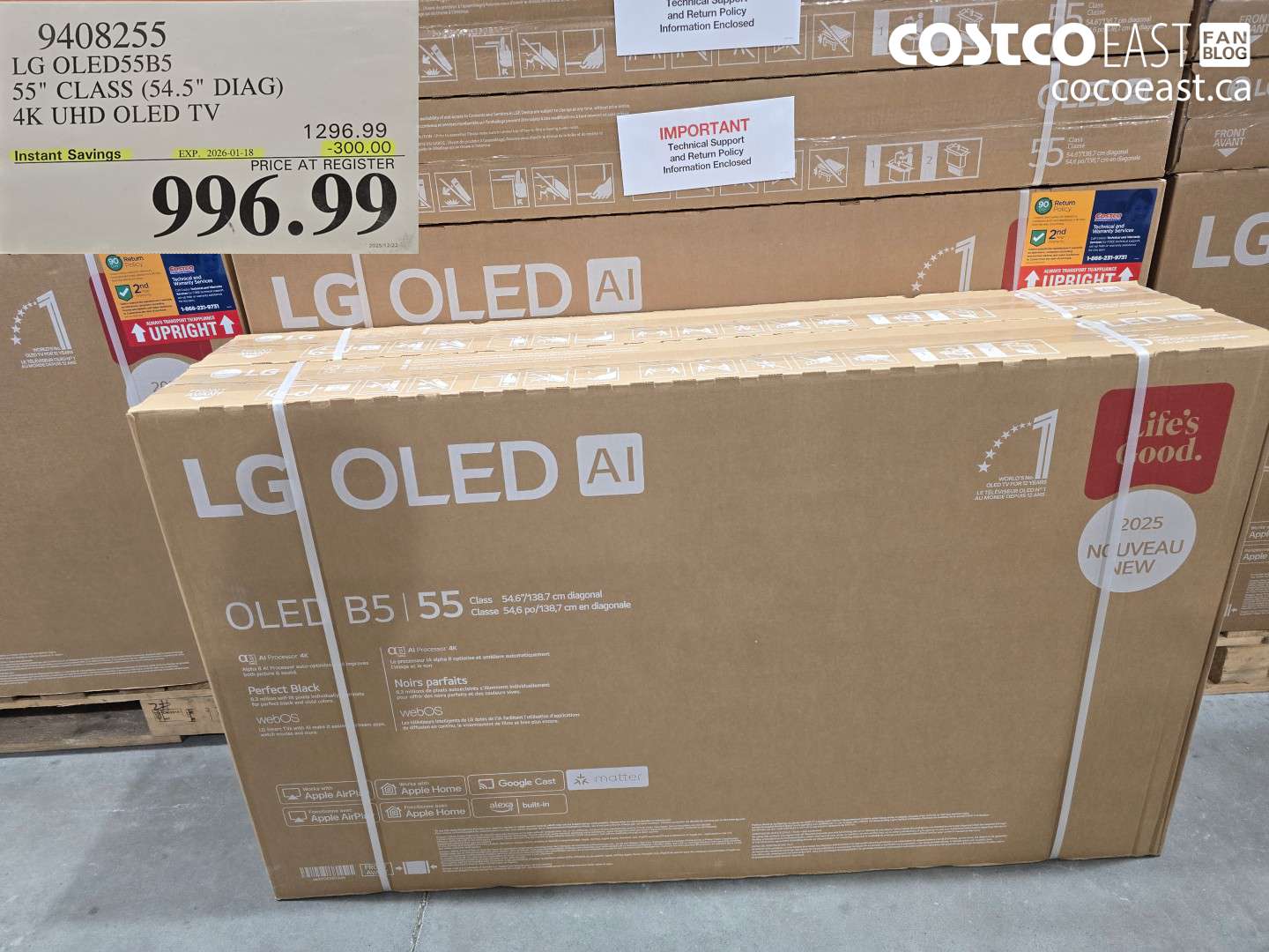 9408255 LG OLEDS5B5 55