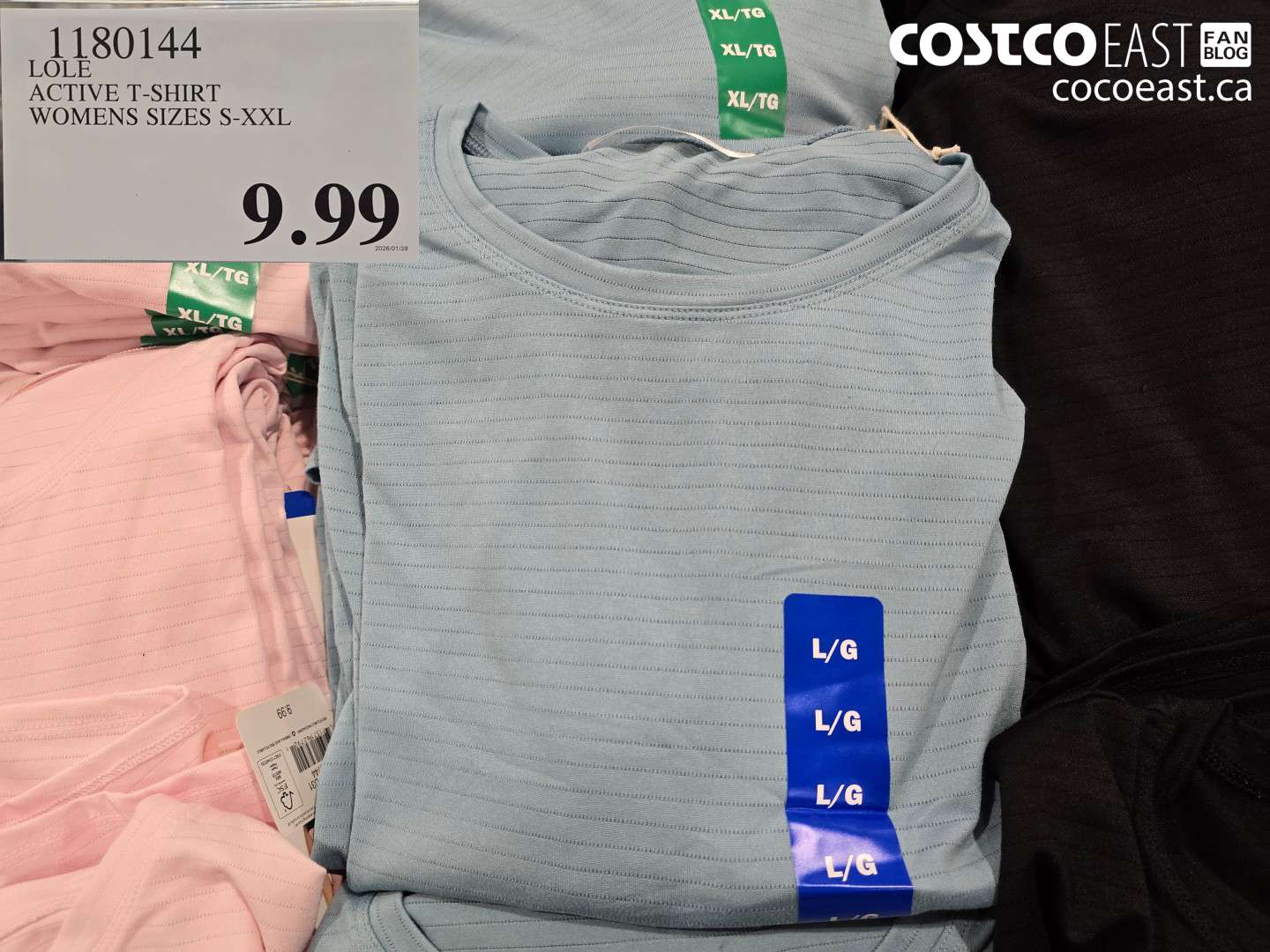 1180144 LOLE ACTIVE T-SHIRT +WOMENS SIZES S-XXL $9.99