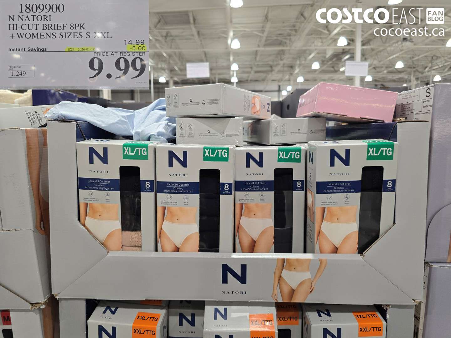 1809900 N NATORI HICUT BRIEFS 8PK +LADIES SIZES S-XXL ($5.00 INSTANT SAVINGS EXPIRES ON 2026-01-18) $9.99