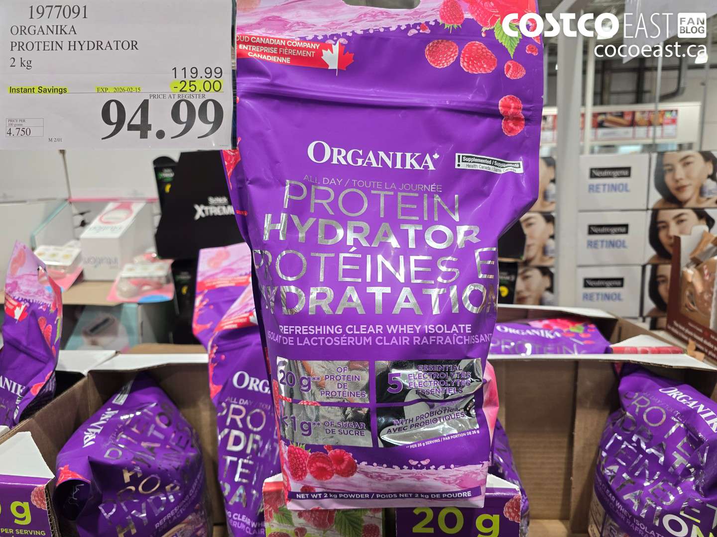 1977091 ORGANIKA PROTEIN HYDRATOR 2 KG ($25.00 INSTANT SAVINGS EXPIRES ON 2026-02-15) $94.99