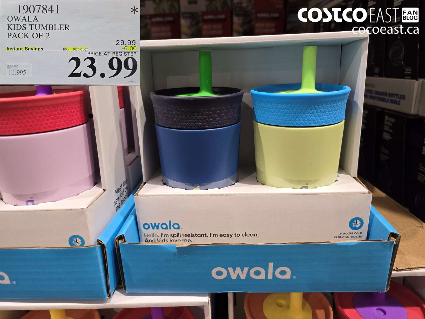 1907841 OWALA KIDS TUMBLER PACK OF 2 ($6.00 INSTANT SAVINGS EXPIRES ON 2026-01-25) $23.99
