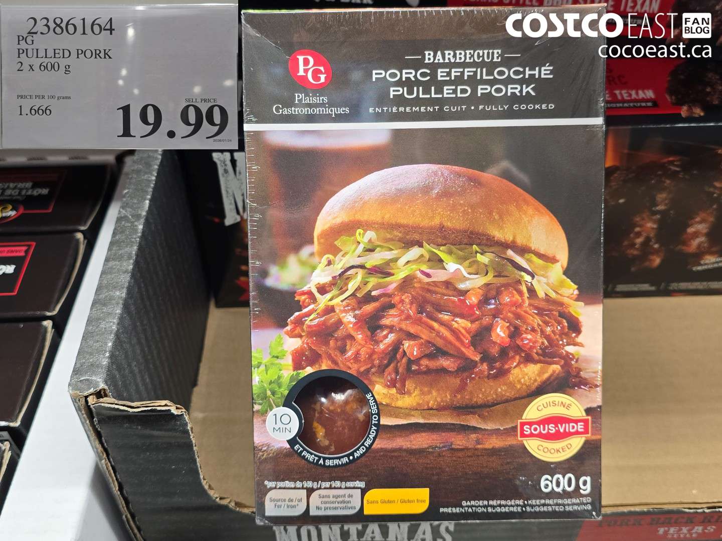 2386164 PG PULLED PORK 2 x 600 g $19.99