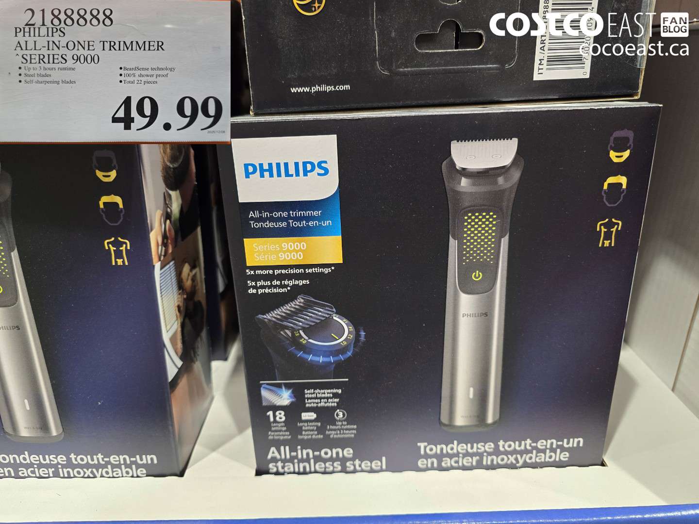 2188888 PHILIPS ALL-IN-ONE TRIMMER “SERIES 9000 $49.99