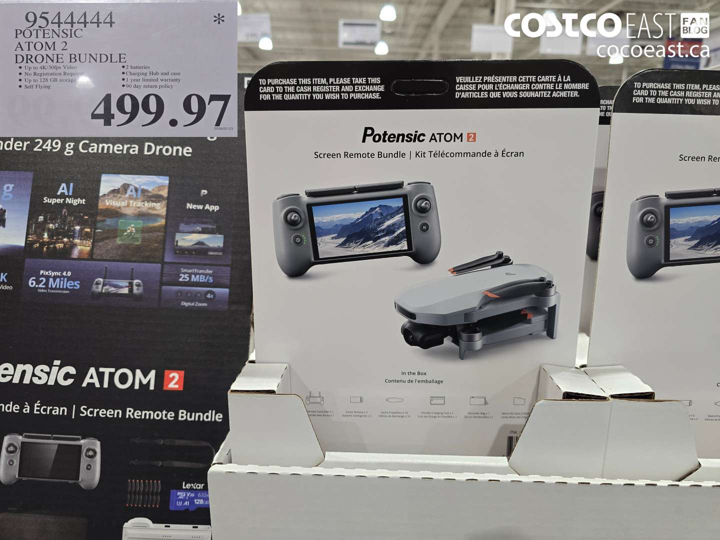 9544444 POTENSIC ATOM 2 DRONE BUNDLE $499.97