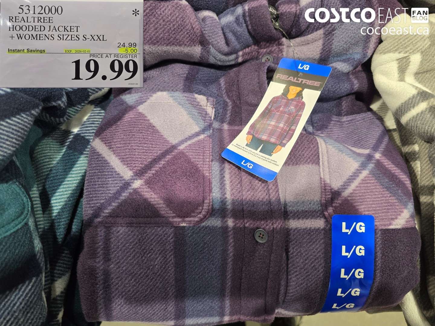 5312000 REALTREE HOODED JACKET + WOMANS SIZES S-XXL ($5.00 INSTANT SAVINGS EXPIRES ON 2026-02-01) $19.99