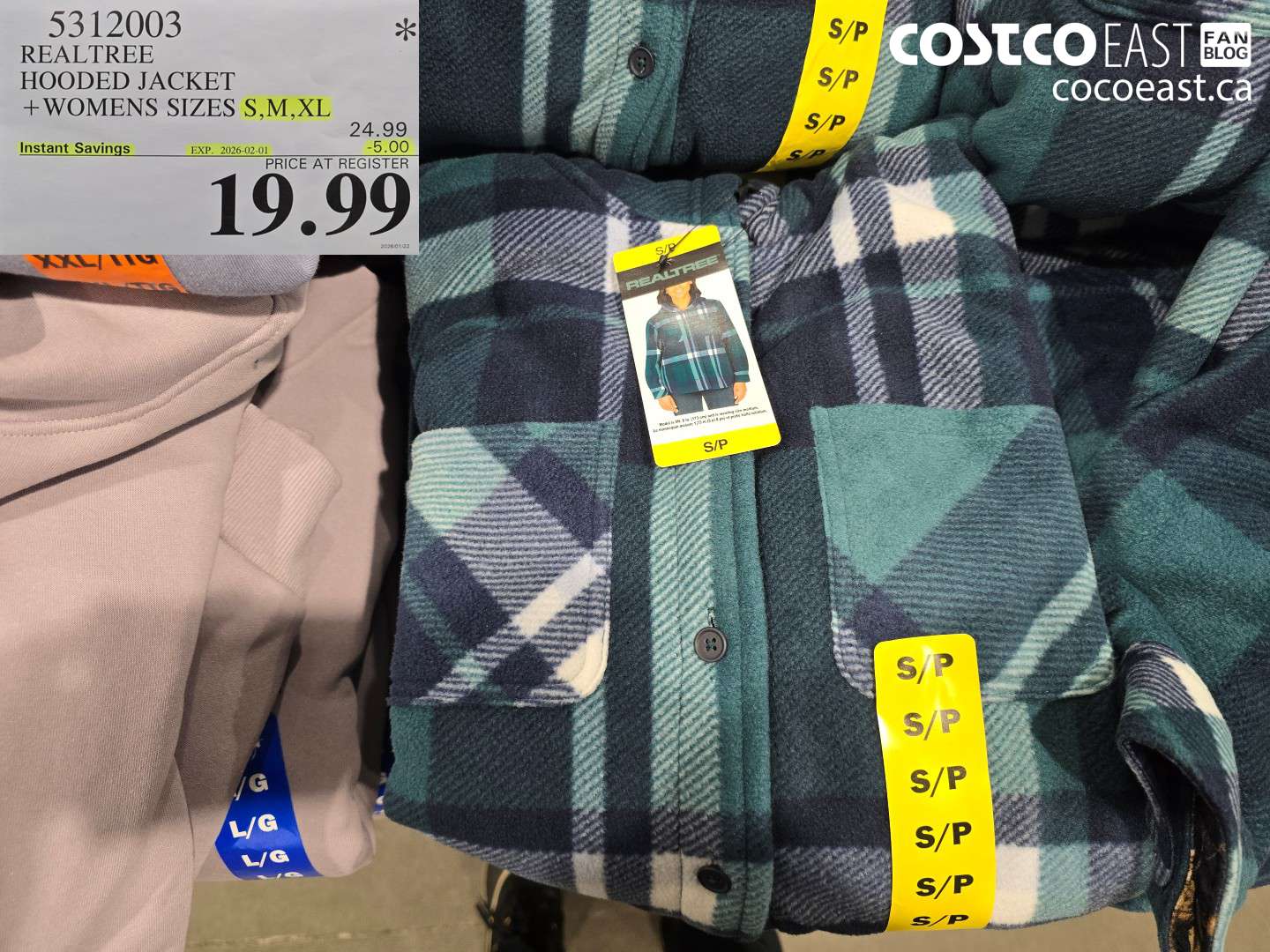 5312003 REALTREE HOODED JACKET + WOMENS SIZES S,M,XL ($5.00 INSTANT SAVINGS EXPIRES ON 2026-02-01) $19.99