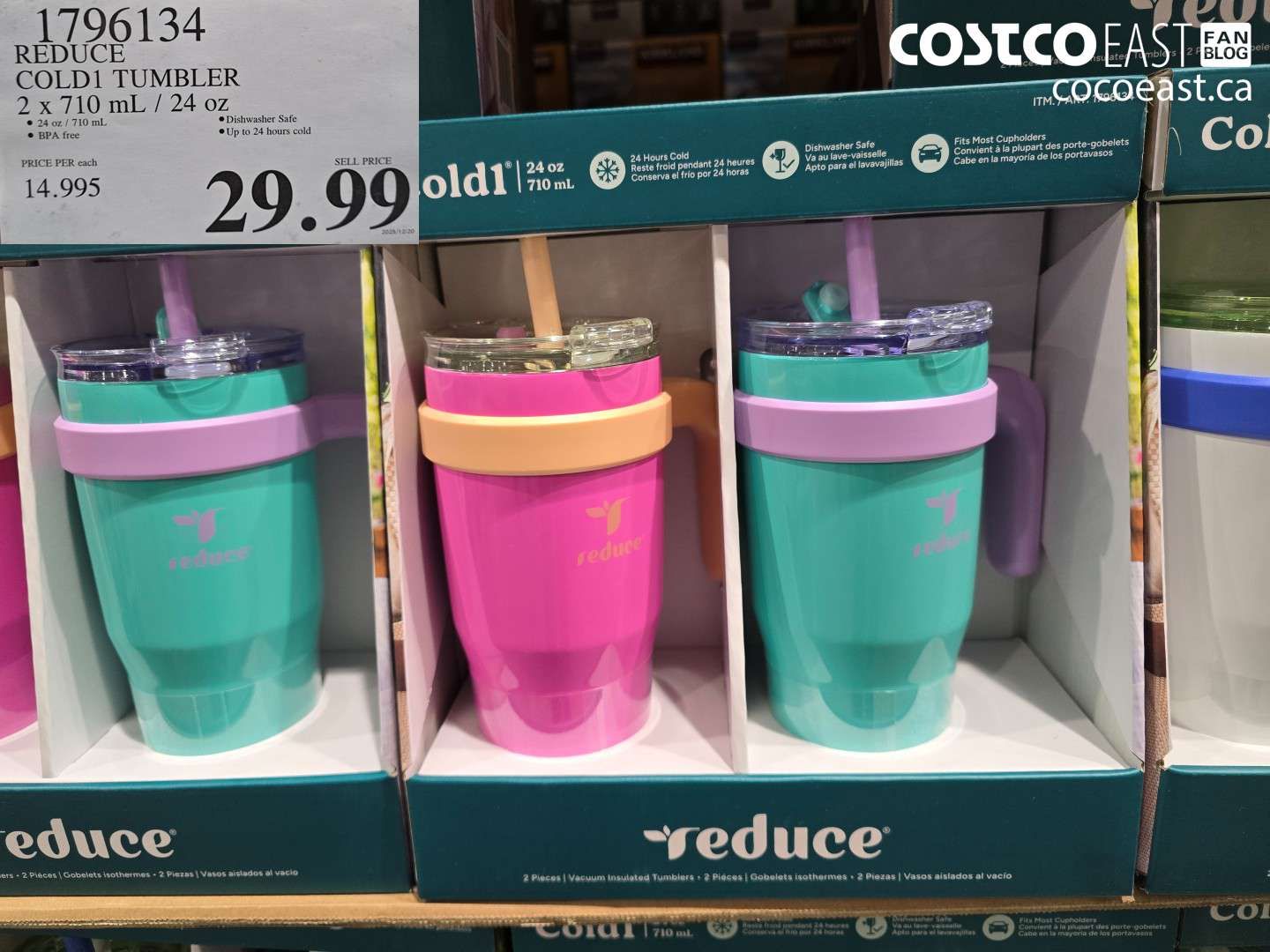 1796134 REDUCE COLD1 TUMBLER 2 x 710 mL / 24 OZ $29.99