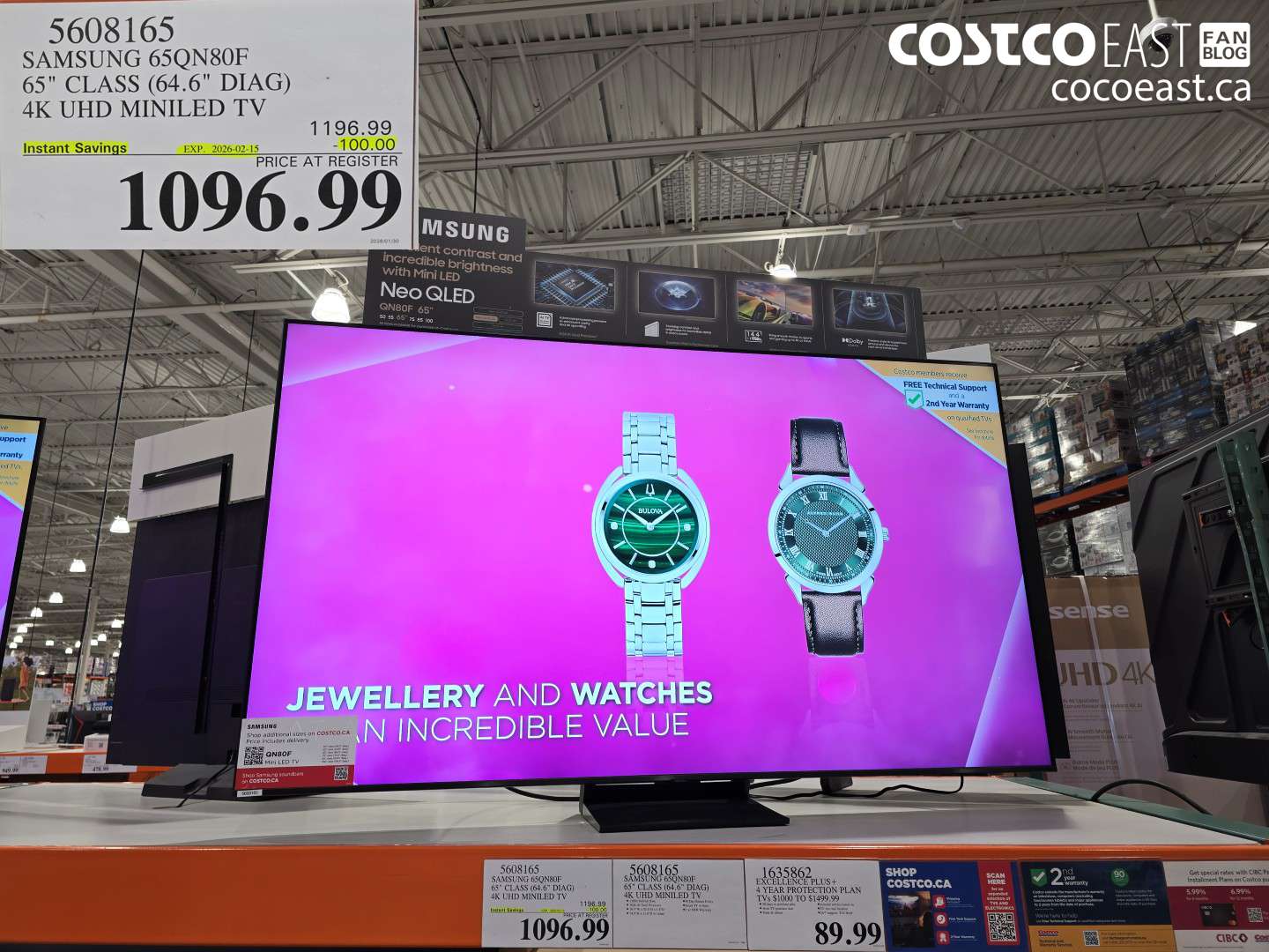 5608165 SAMSUNG 65QN80F 65