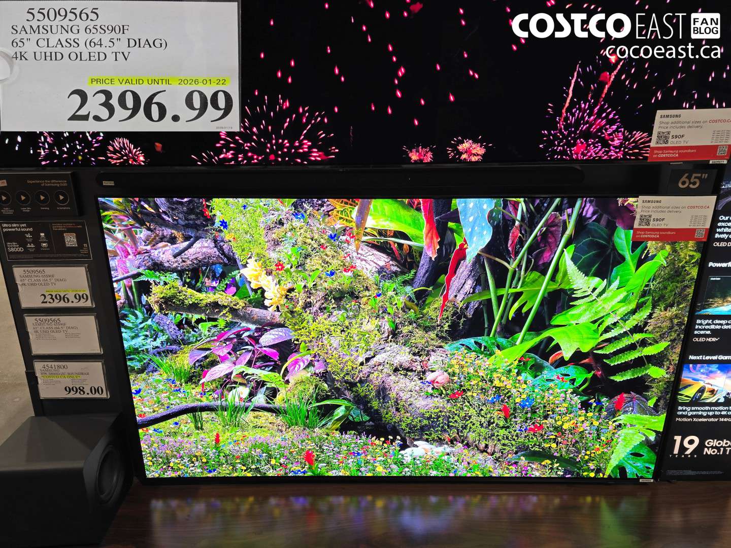 5509565 SAMSUNG 65S90F 65