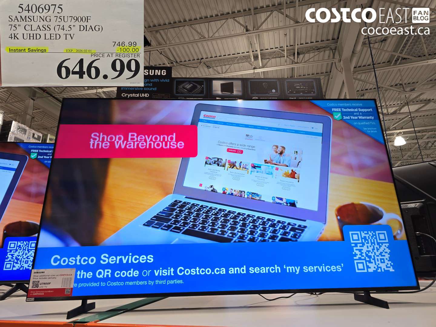 5406975 SAMSUNG 75U7900F 75