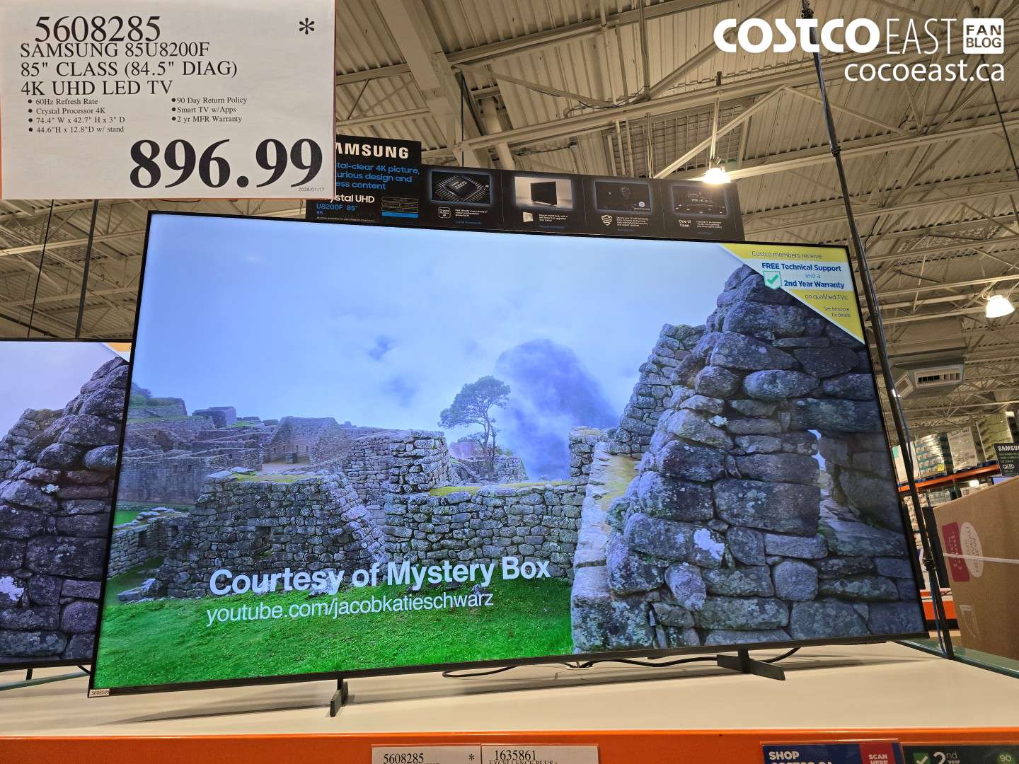 5608285 SAMSUNG 85U8200F 85