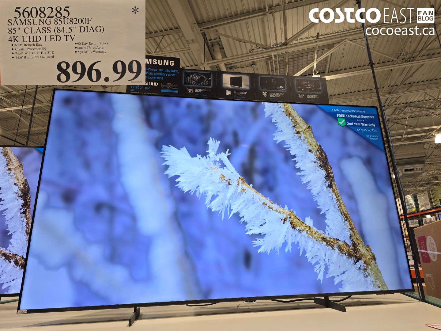 5608285 SAMSUNG 85U8200F 85