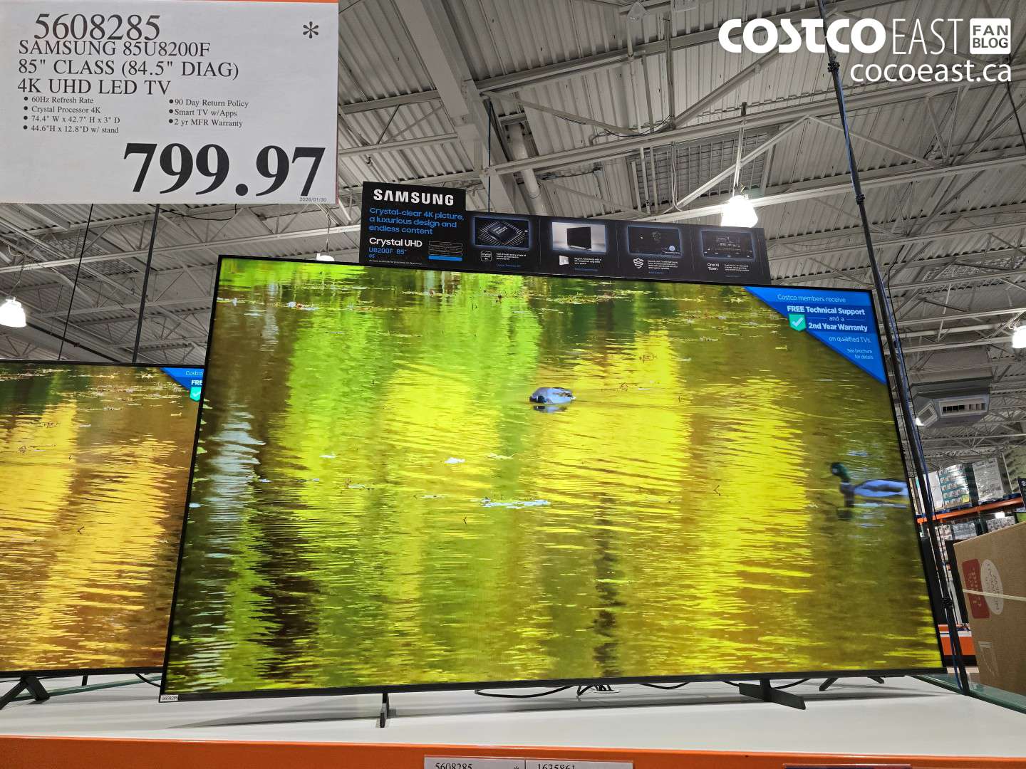 5608285 SAMSUNG 85U8200F 85