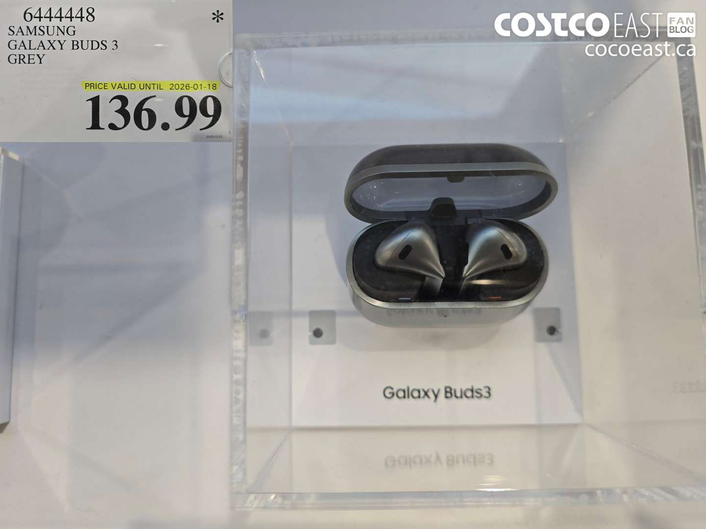 6444448 SAMSUNG GALAXY BUDS 3 GREY $136.99