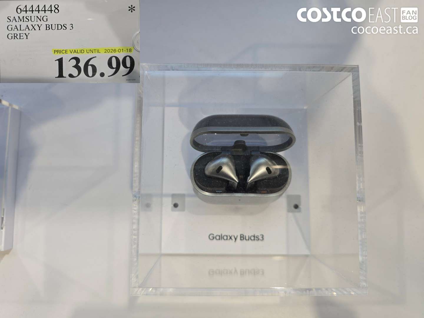 6444448 SAMSUNG GALAXY BUDS 3 GREY $136.99