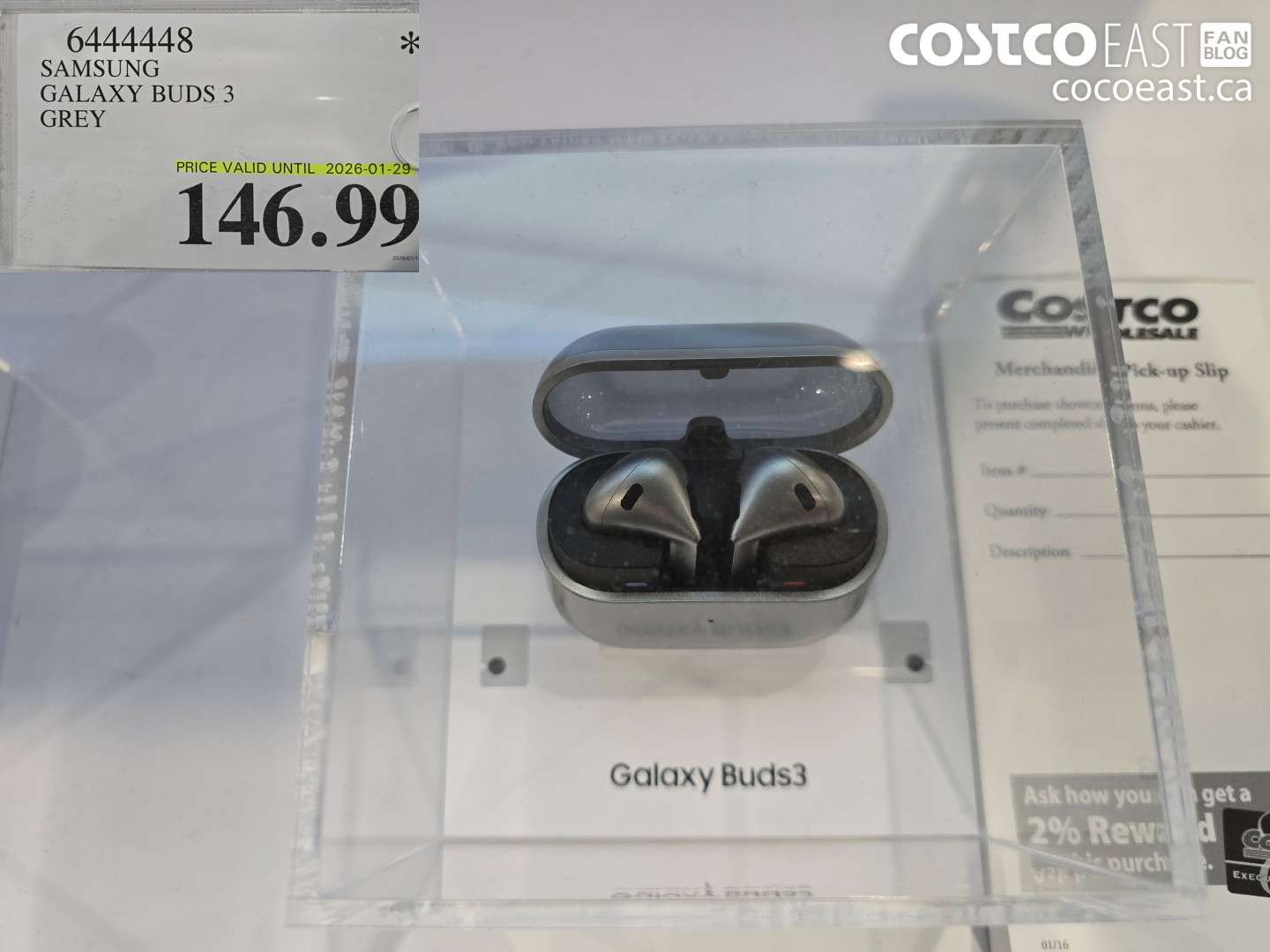 6444448 SAMSUNG GALAXY BUDS 3 GREY $146.99
