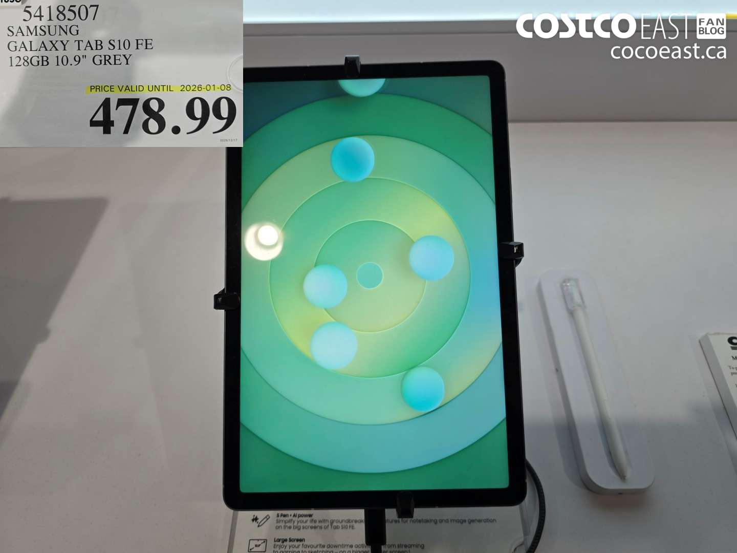 5418507 SAMSUNG GALAXY TAB S10 FE 128GB 10.9