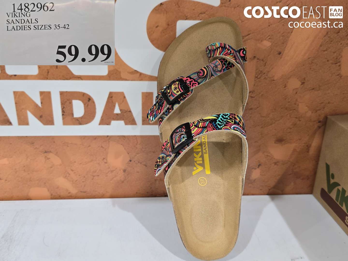 1482962 SANDALS LADIES SIZES 35-42 VIKING $59.99