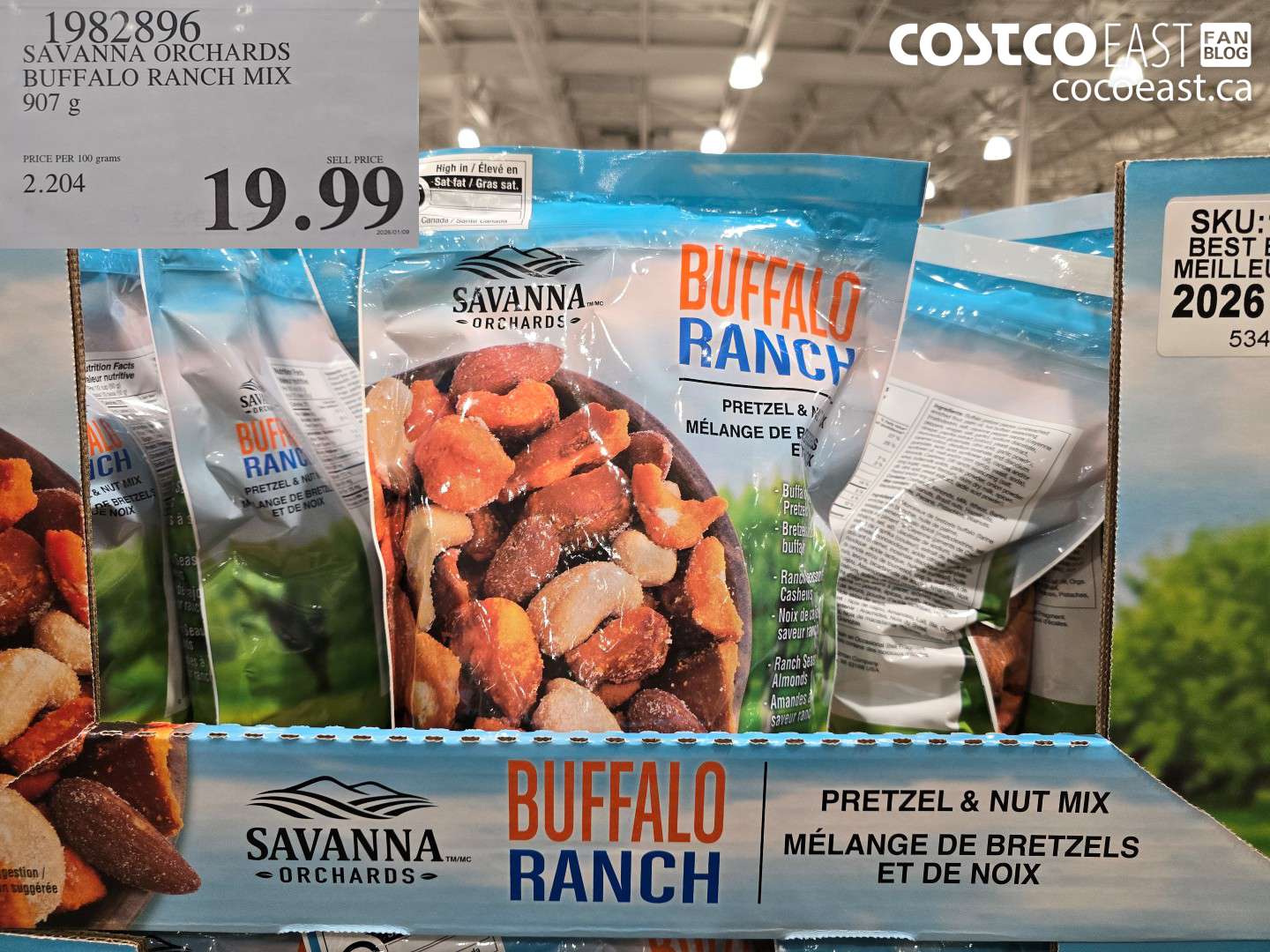 1982896 SAVANNA ORCHARDS BUFFALO RANCH MIX 907 g $19.99
