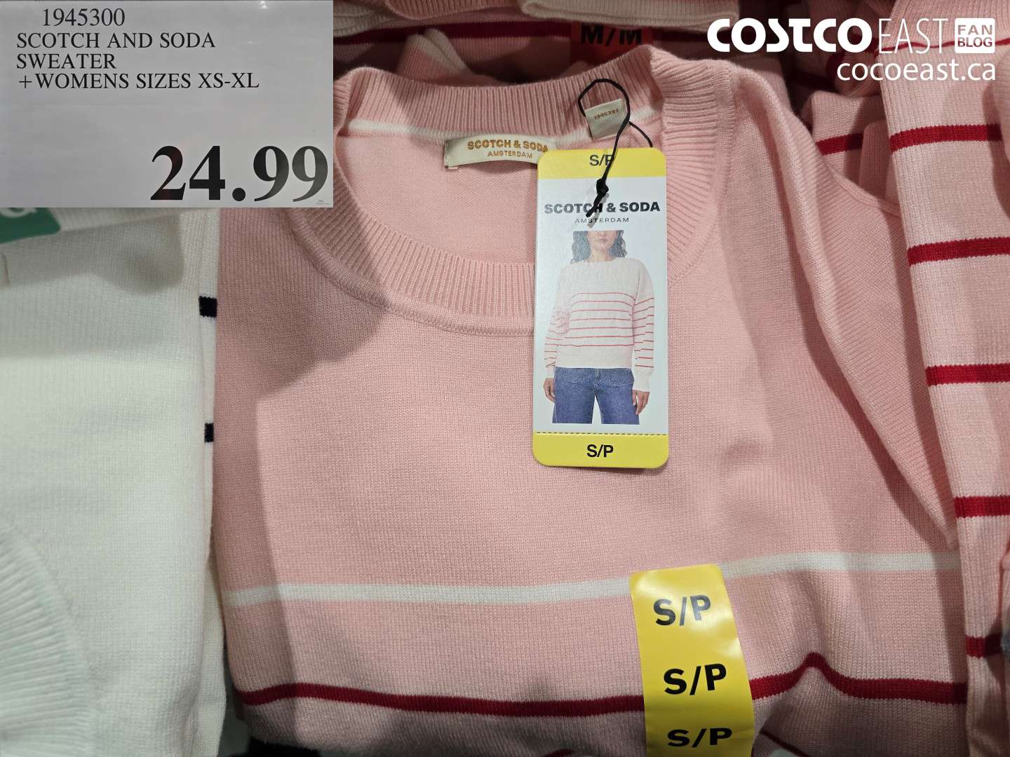 1945300 SCOTCH AND SODA SWEATER +WOMENS SIZES XS-XL  $24.99