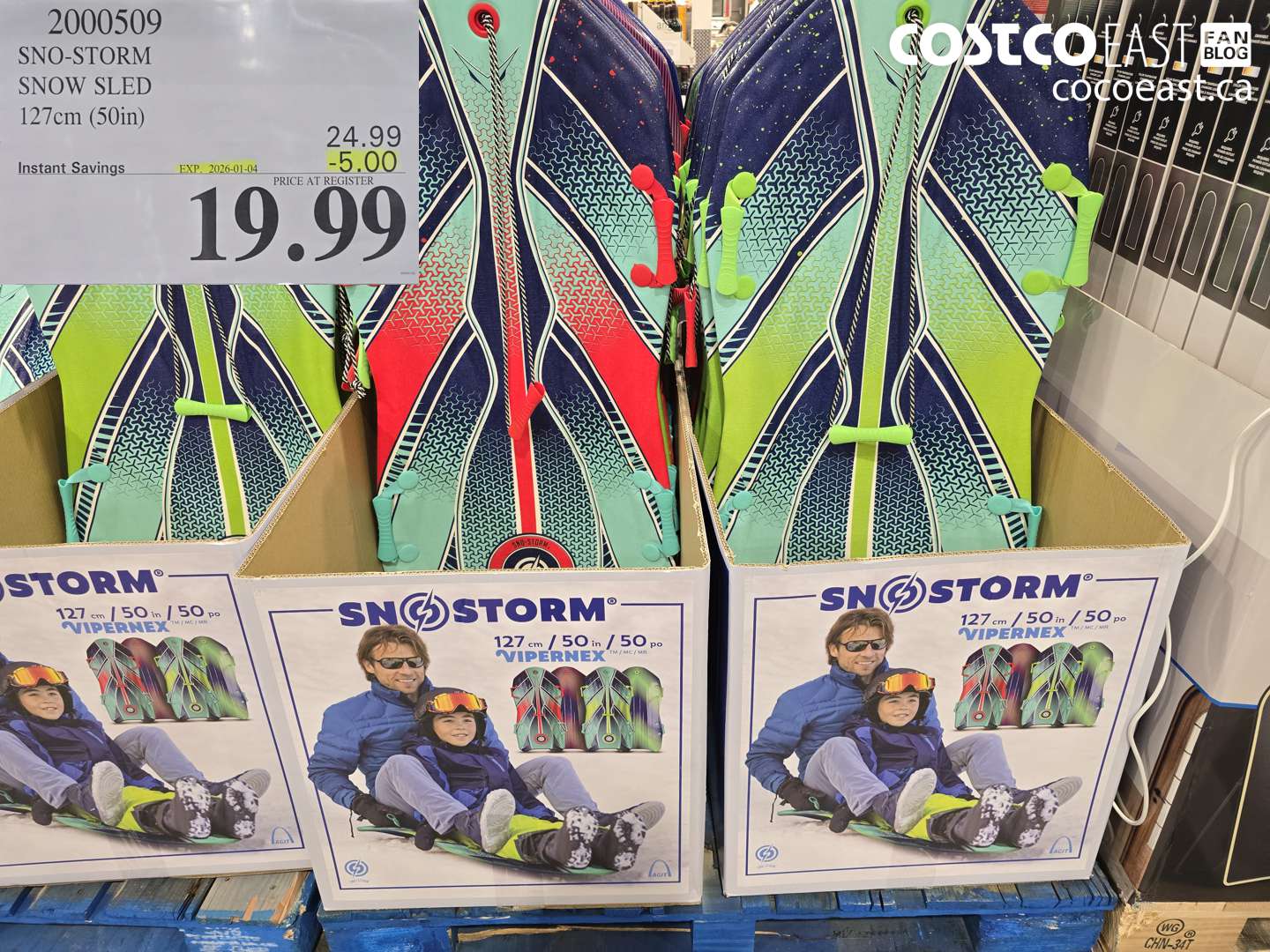 2000509 SNO-STORM SNOW SLED 127CM (50IN) ($5.00 INSTANT SAVINGS EXPIRES ON 2026-01-04) $19.99